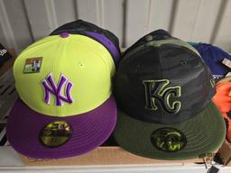 (14) MLB Hats