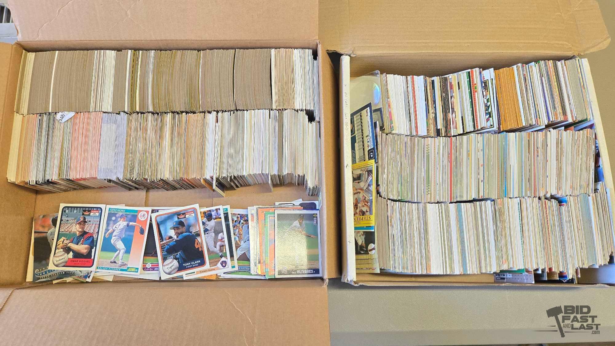 Over (300) Player Trading Cards
