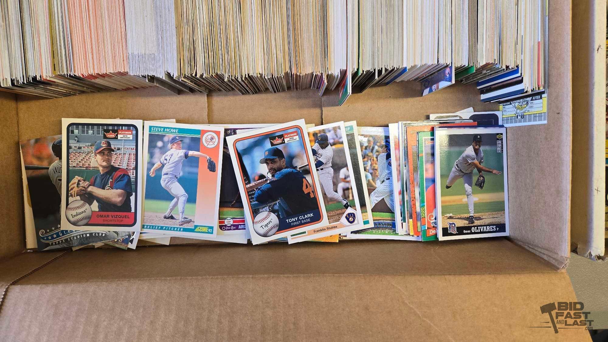 Over (300) Player Trading Cards