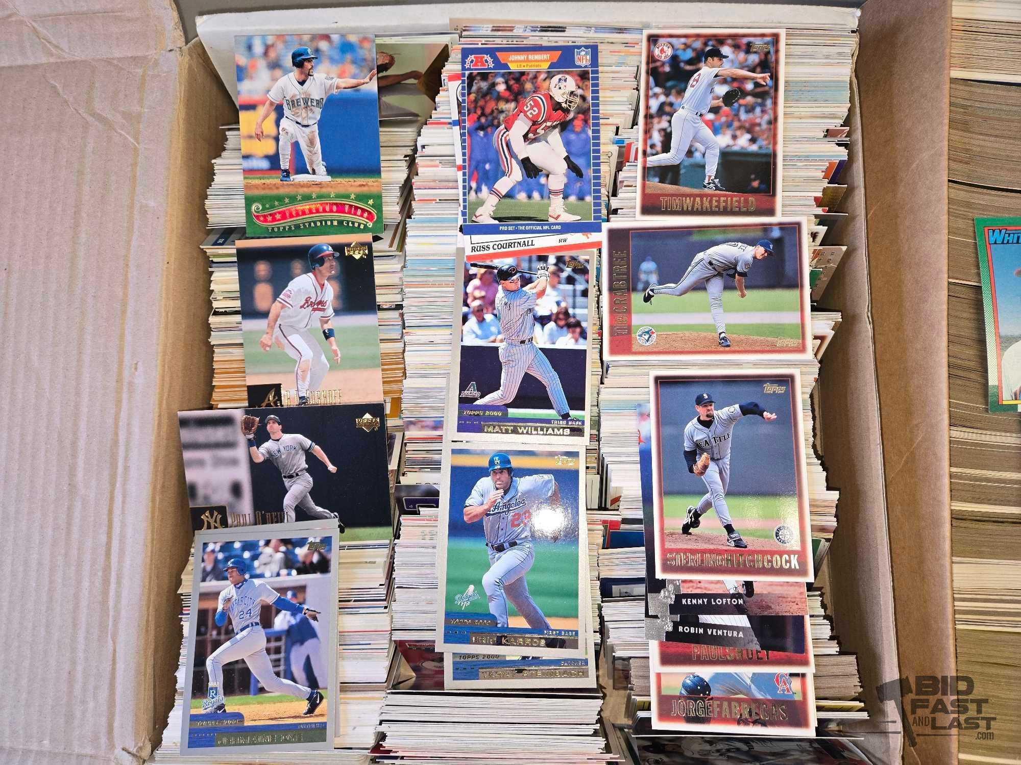 Over (300) Player Trading Cards