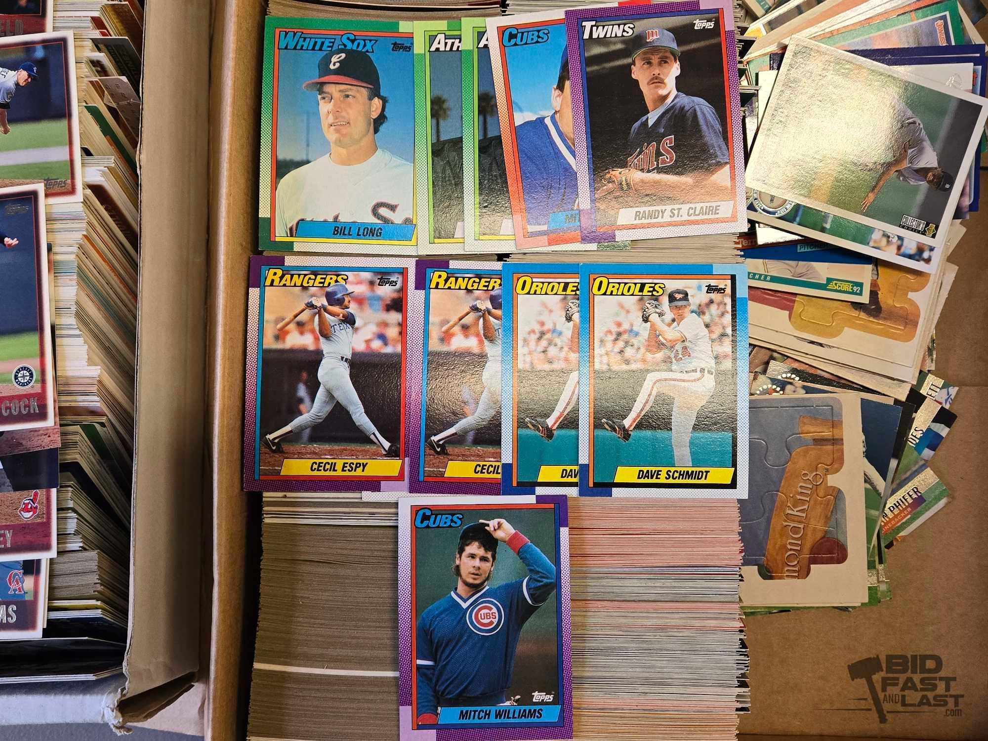 Over (300) Player Trading Cards