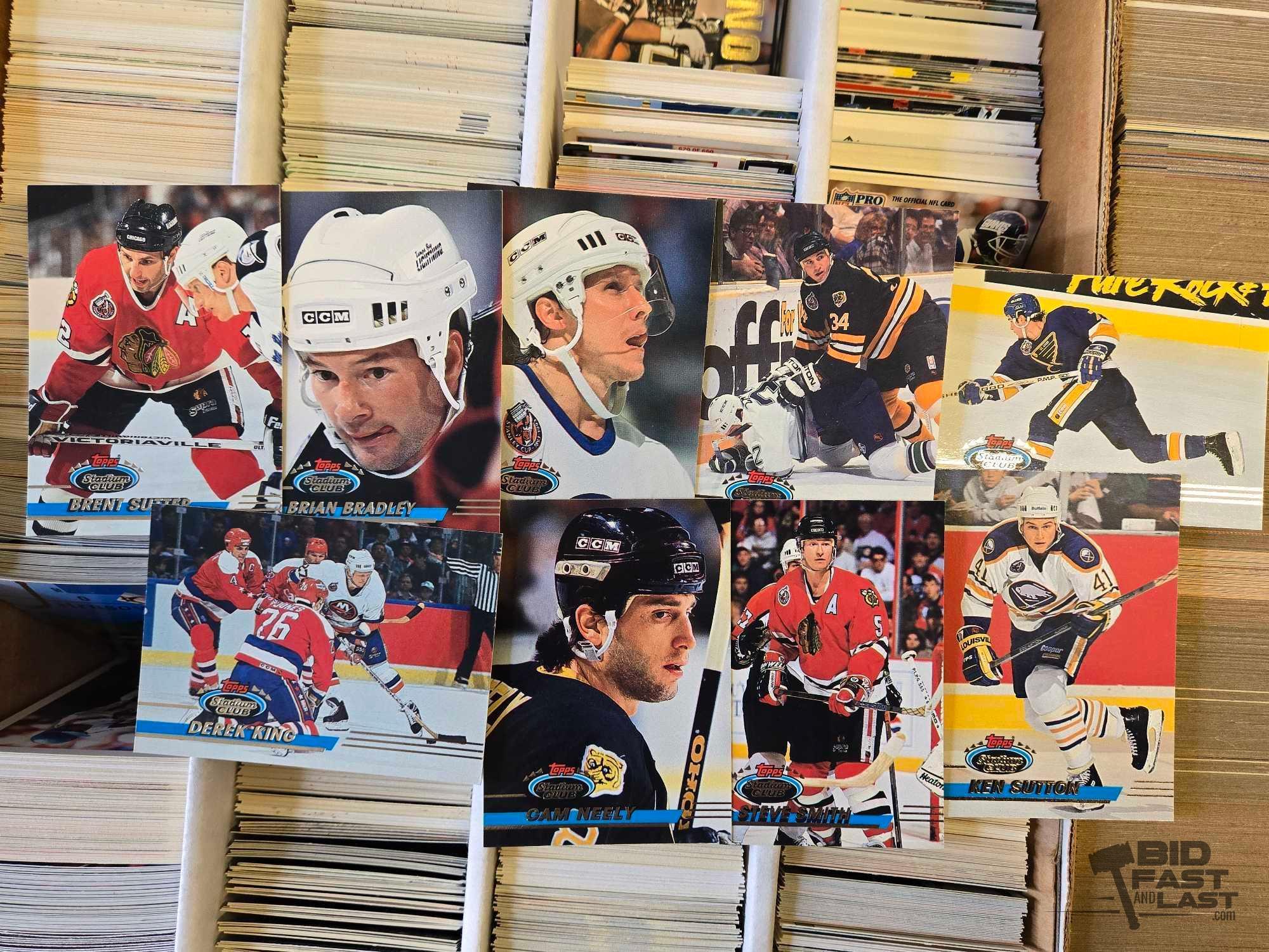 Over (500) Player Trading Cards