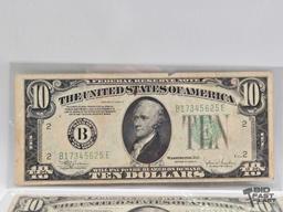(6) 1934 $10 Federal Reserve Notes