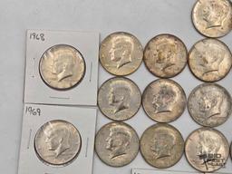 (22) Kennedy Half Dollars