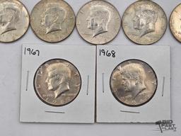 (22) Kennedy Half Dollars