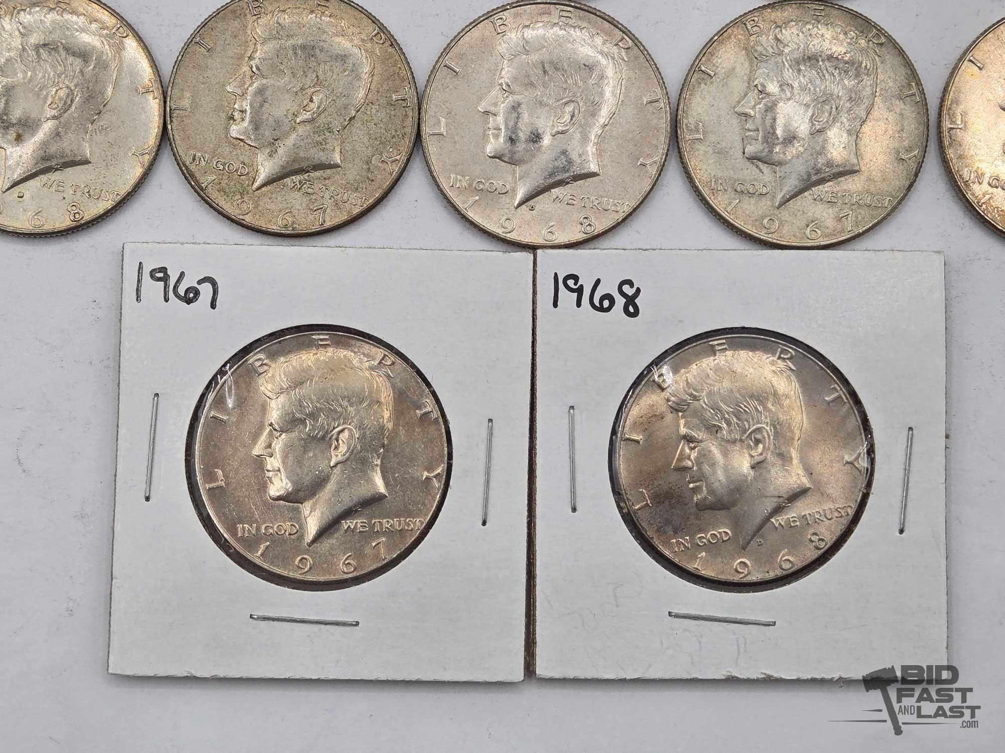 (22) Kennedy Half Dollars