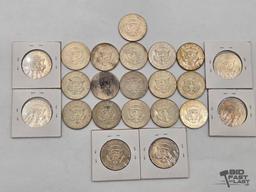 (22) Kennedy Half Dollars