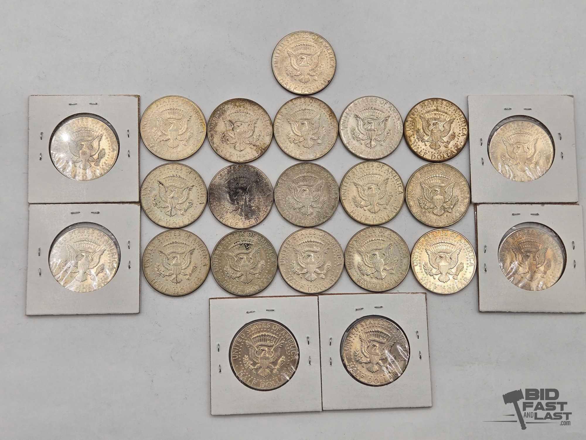 (22) Kennedy Half Dollars