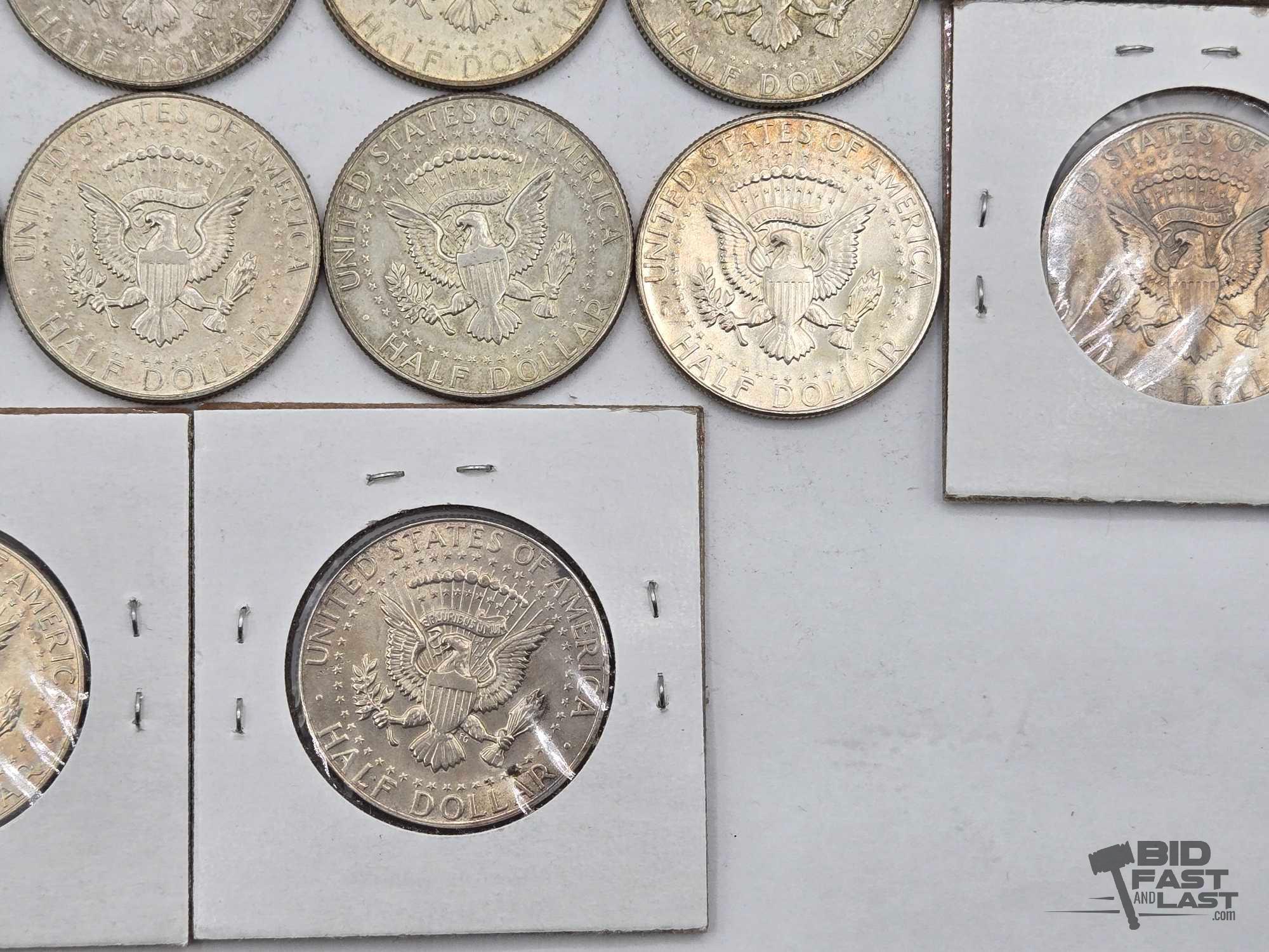 (22) Kennedy Half Dollars