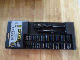 22 PC Stanley Socket Set