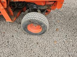 Kubota B2410 4x4 Loader Backhoe w/Belly Mower