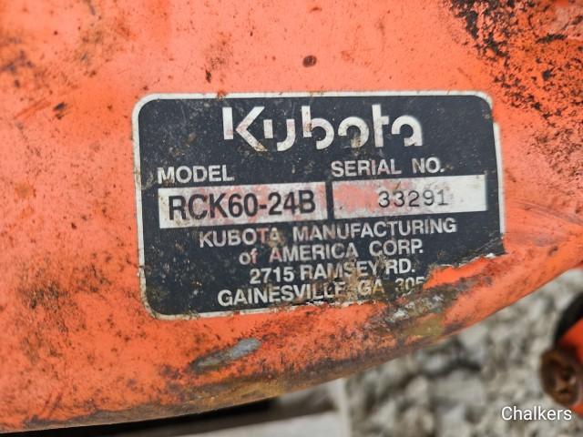 Kubota B2410 4x4 Loader Backhoe w/Belly Mower