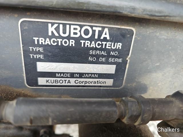 Kubota B2410 4x4 Loader Backhoe w/Belly Mower