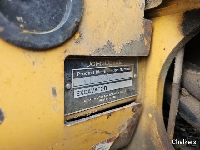 John Deere 27C ZTS Mini Excavator