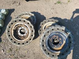 4- Solid Skidsteer wheels and Tires/Off Bobcat