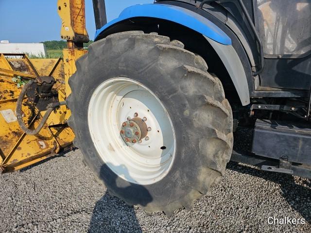 New Holland TS115A 2wd w/Side Arm Mower