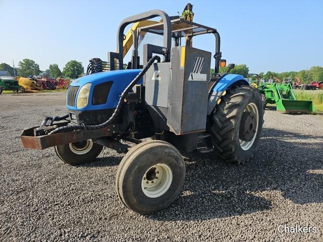 New Holland TS115A 2wd w/Side Arm Mower