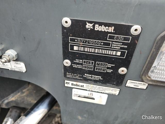 2021 Bobcat E35 Excavator
