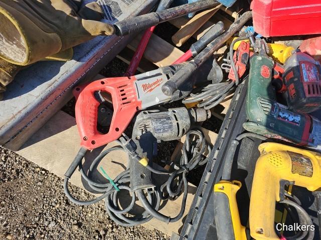 Skid of Misc. Power Tools/All Work