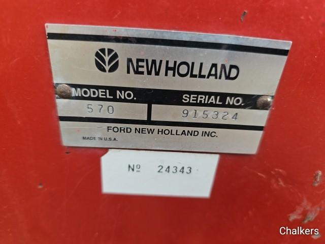 New Holland 570 Square Baler w/Thrower