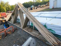 (12) 28ft. Trusses/Bottoms are rough in spots