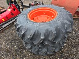 Pr. 16.9x24 Wheels and Tires