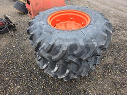 Pr. 16.9x24 Wheels and Tires