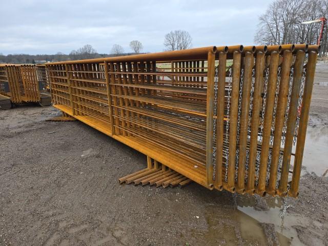 (10) 24ft. Corral Panels 1 with Gate