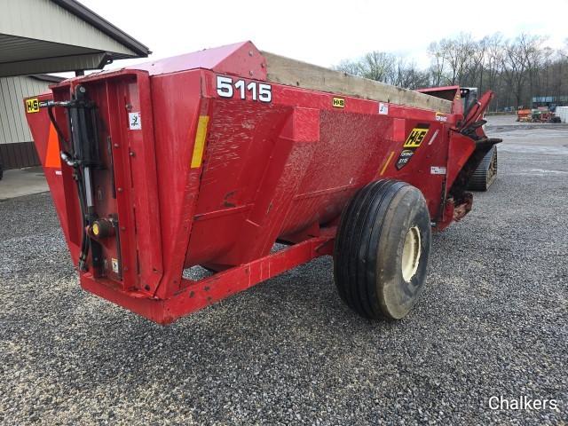 2015 H&S 5115 Side Slinger Manue Spreader