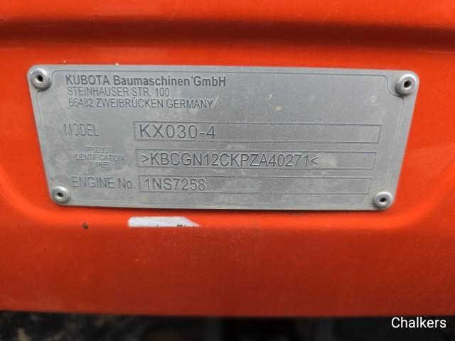 2023 Kubota KX030-4 Excavator