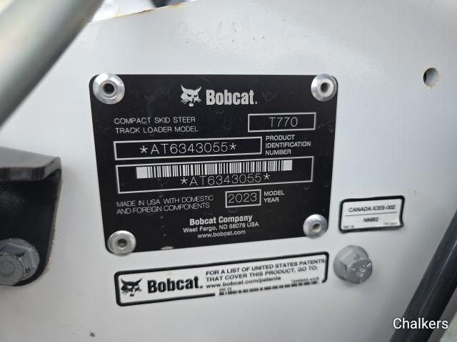 2023 Bobcat T770 Skidsteer