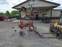 New  Idea/Agco 4717 4 basket Hyd Fold Tedder