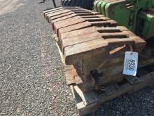 (12) Kubota Suitcase Weights