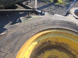 Pair of 18.4x26 Tractor wheels and Tires