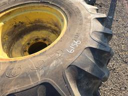 Pair of 18.4x26 Tractor wheels and Tires