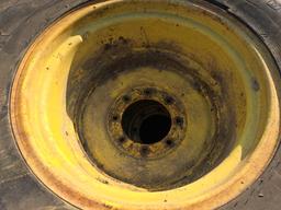 Pair of 18.4x26 Tractor wheels and Tires