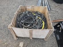 Crate of Misc Hydraulic Hoses