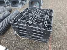 Stack of Plastic Skids