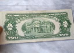 1928-G $2 Red Seal Dollar Note