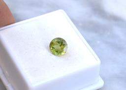 1.90 Carat Round Cut Peridot