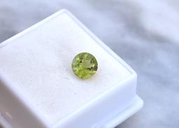 1.90 Carat Round Cut Peridot