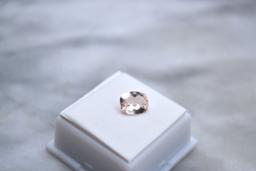 2.16 Carat Cushion Checkerboard Cut Morganite