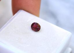 0.84 Carat Oval Cut Red Spinel