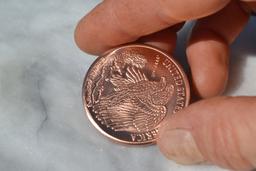 1 OZ Copper Coin