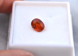 2.19 Carat Oval Cut Spessartite Garnet