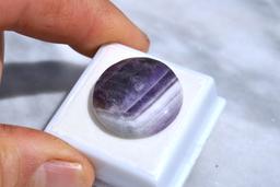 29.73 Carat Round Amethyst Cabochon