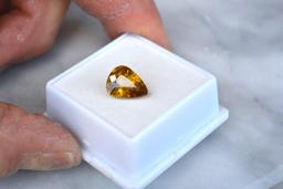 3.92 Carat Pear Cut Sphene