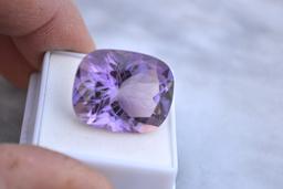 40.36 Carat Fancy Flower Cut Amethyst