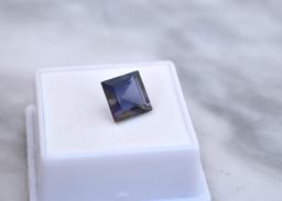 4.06 Carat Princess Cut Iolite