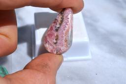 41.29 Carat Pear Rhodochrosite Cabochon